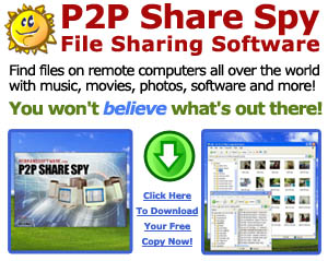 P2P Share Spy by RebrandSoftware.com
