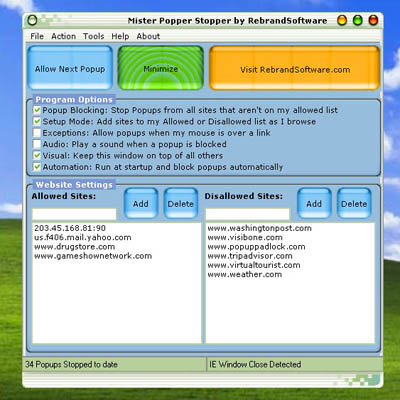 Screenshot of Mister Popper Stopper