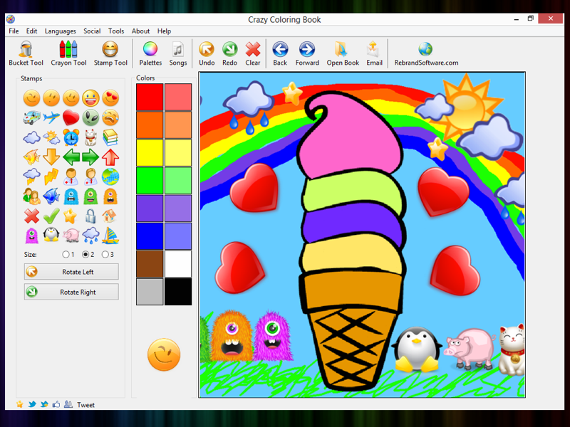 Crazy Coloring Book screenshot