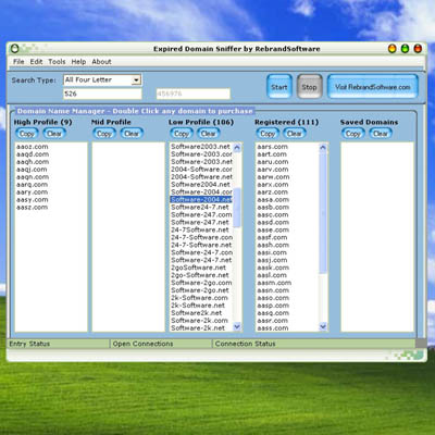 Expired Domain Sniffer 4.2 screenshot