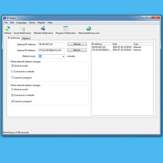 Screenshot of IP Helper 2.0